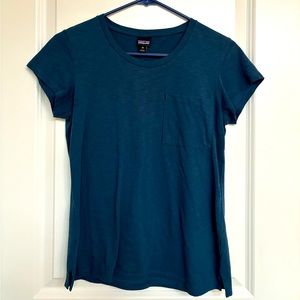 Patagonia Mainstay Blue Pocket Tee, Short Sleeve
